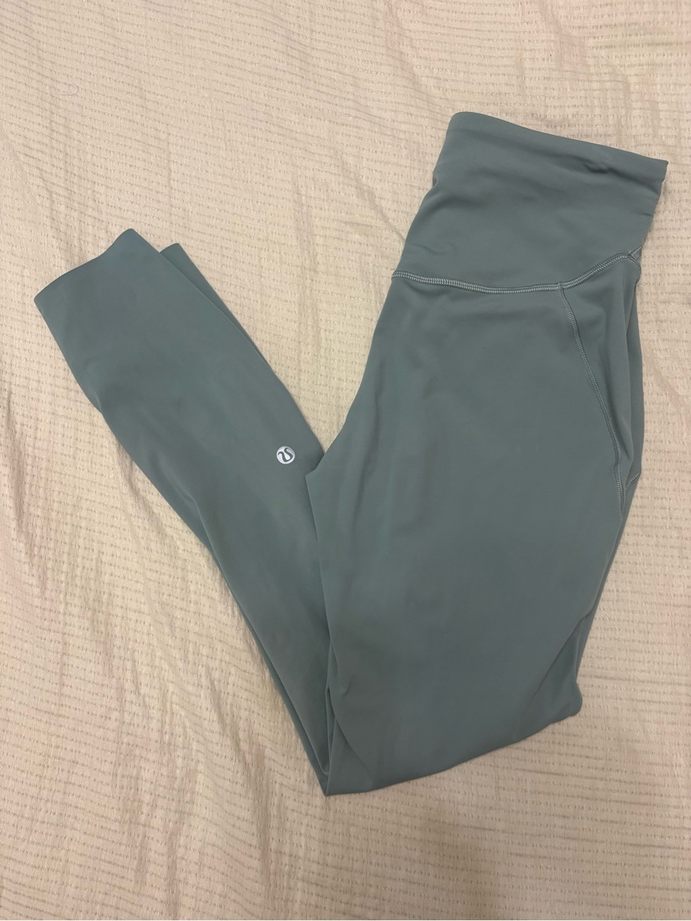 Lemon Sage Green Kids' Leggings